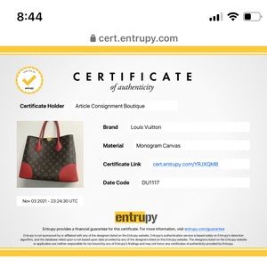 Authentic2018 Louis Vuitton, Flandrin Handbag in Brown/Red Monogram collection